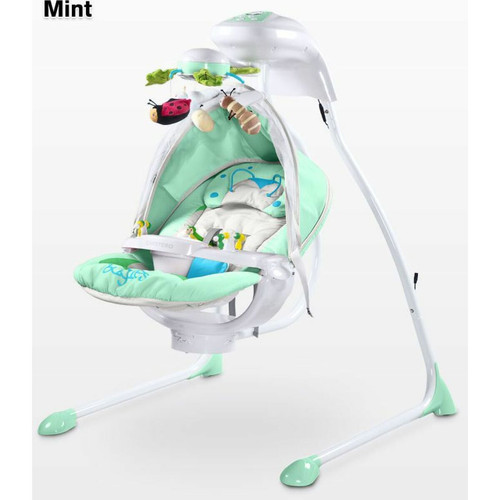 Caretero - Caretero Bugies Balançoire pour bébé avec siège rotatif et minuteur mobile avec lumières Caretero  - Jouets 1er âge
