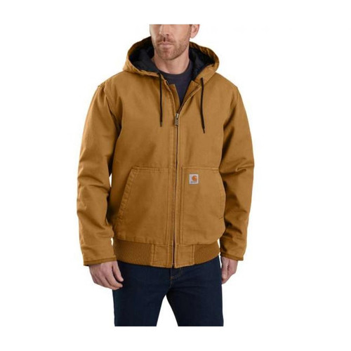 Protections corps Carhartt Blouson Duck Active Jacket 104050 CARHARTT Marron - Taille M - S1104050BRNM