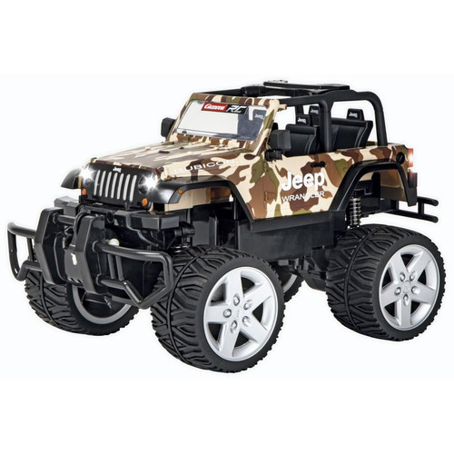 carrera - CARRERA RC 370162122 - RC Jeep® Wrangler Rubicon, camouflage 2,4GHz - Carrera Montres