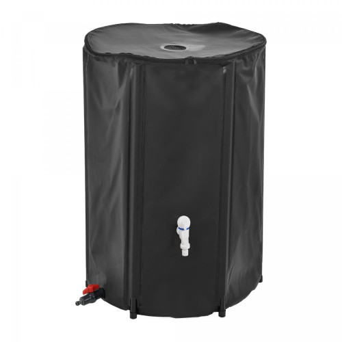 Casa.Pro - Récupérateur d'eau Réservoir d'eau Inoxydable et Résistant aux UV 250 L 60 x 88 cm [casa.pro] - Arrosage
