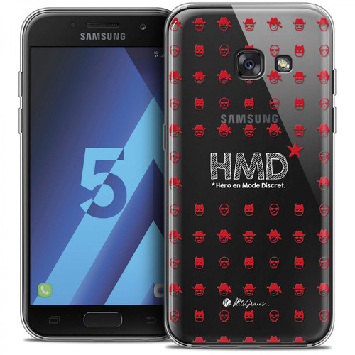 Caseink - Coque Housse Etui Samsung Galaxy A5 2017 (A520) [Crystal HD Collection Petits Grains ? Design HMD* Hero en Mode Discret - Rigide - Ultra Fin - Imprimé en France] Caseink  - ASD