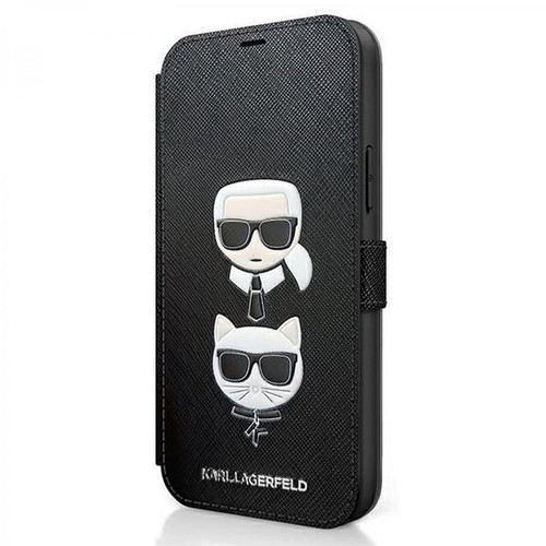 Caseink - Coque Karl Lagerfeld ? KLFLBKP12SSAKICKCBK iPhone 12 mini Noir Caseink  - Marchand Zoomici