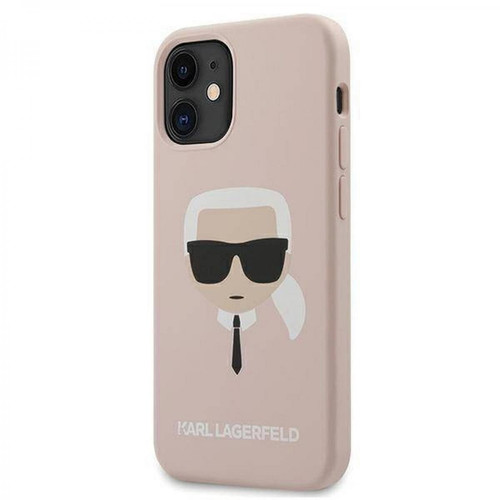 Caseink - Coque Karl Lagerfeld ? KLHCP12SSLKHLP iPhone 12 MINI Rose Caseink  - Accessoire Smartphone