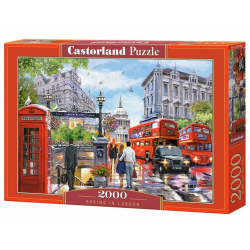 Castorland - Printemps à Londres, Puzzle 2000 Teile Castorland - Le meilleur de nos Marchands