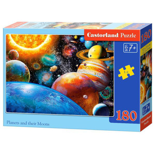 Castorland - Planets and their Moons,Puzzle 180 Teile - Castorland Castorland  - Castorland