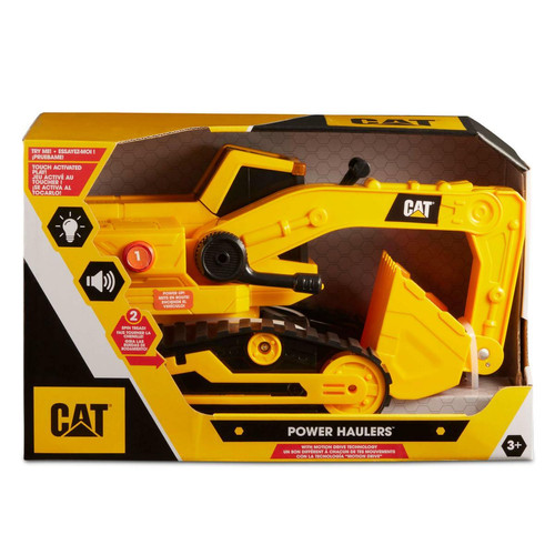 Cat - Camion Excavatrice CAT - Sons et lumieres - 30 cm Cat  - Cat