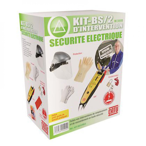 Catu - kit de protection - petite intervention - nfc18510 - catu kit-18510-bs/2 - Tableaux électriques