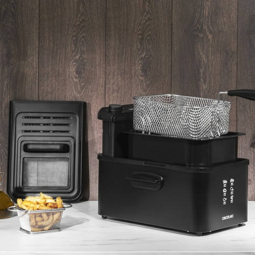 Friteuse Cecotec Friteuse sans huile CleanFry Infinity 3000 Black