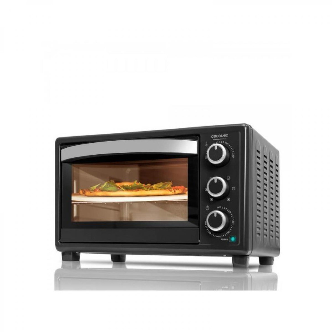 Cecotec Cecotec, Four à Convection, Bake&Toast 570, Capacité pour 26 L, 1500 W, 6 modes, Pierre Spéciale pour préparer Pizza, Te