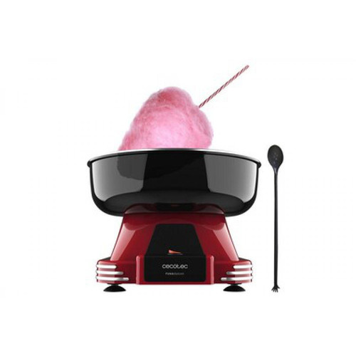 Cuisson festive Cecotec machine à barbe à papa rétro 500W rouge noir