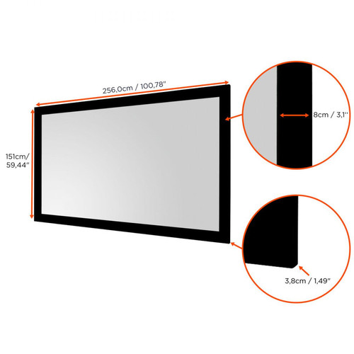 Celexon Écran de projection celexon sur cadre basic 240 x 135 cm