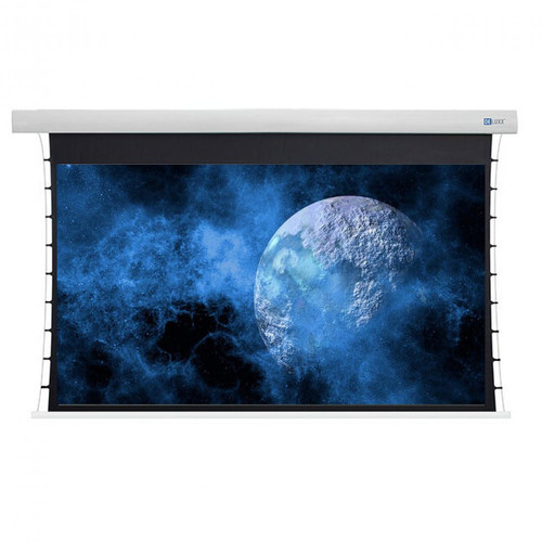 Celexon - Écran de projection motorisé tensionné à haut contraste DELUXX Cinema 243 x 136cm, 110" - DARKVISION - Ecrans de Projection