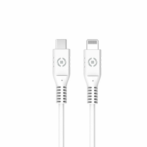 Celly - Câble USB-C vers Lightning Celly Blanc 1 m Celly  - Câble Lightning
