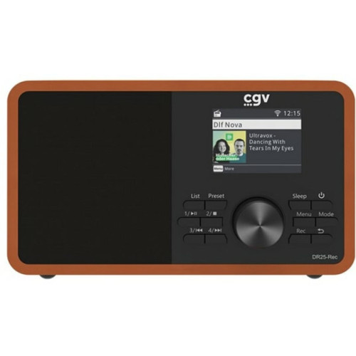 CGV - Radio DAB+ Radio enregistreur - DR25 REC (Orange) CGV  - Son audio CGV