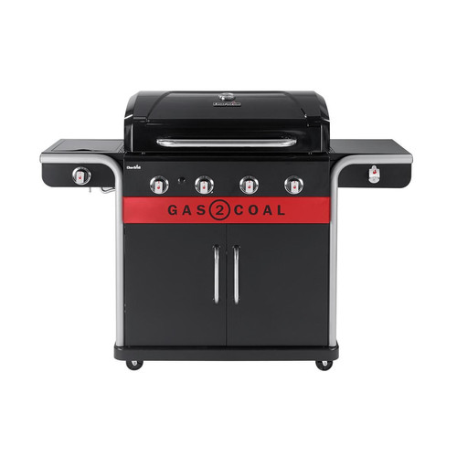 Char-Broil - Barbecue à gaz et à charbon Gas2Coal Char/Broil 2.0 4B - Barbecues gaz