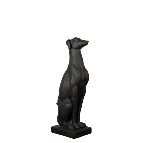 Chehoma - Figurine de Chien Noir Assis - Décoration