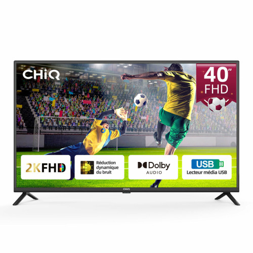 Chiq - TV LED 40" 100 cm FHD - L40G5W - Nos meilleures offres pour regarder le match !