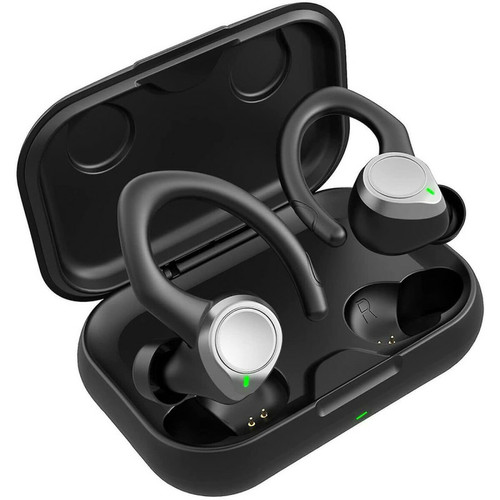 Chrono - Écouteurs sans fil Bluetooth 5.1 dans l'oreille avec microphone Écouteurs Écouteurs sans fil étanches, écouteurs de basse Casque antibruit USB C（noir） Chrono  - Chrono