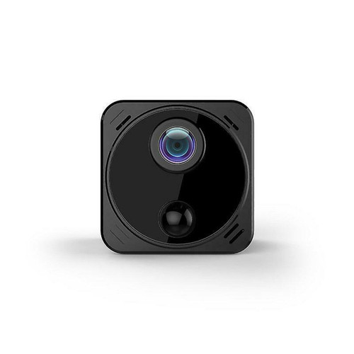 Chrono - Mini caméra de sécurité connexion WiFi vraie caméra haute définition 1080P nounou, avec fonction de vision nocturne de détection de mouvement(Noir) Chrono  - Chrono
