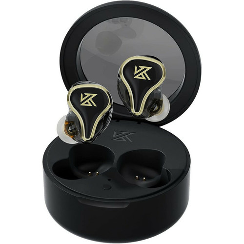 Chrono - KZ SK10 TWS Écouteurs sans fil Bluetooth 5.2 Puce 2BA + 2DD Technologie hybride Jeu de musique Écouteurs Contrôle tactile Réduction du bruit Casque de sport（noir） Chrono  - Ecouteurs intra-auriculaires