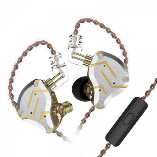 Chrono - Écouteurs intra-auriculaires Moniteur d'oreille à isolation phonique HiFi Écouteurs Yinyoo Bass HiFi avec armature équilibrée hybride 1DD 1BA et câble de prise audio détachable de 3,5 mm(or) Chrono  - Chrono