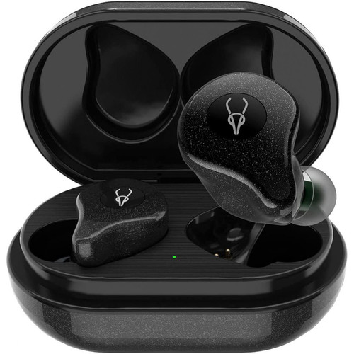 Chrono - Écouteurs sans fil véritables, casque Sabbat E16 Bluetooth 5.2 avec son stéréo HiFi immersif, casque d'écoute TWS à réduction de bruit APTX Deep Bass CVC8.1 intégré avec charge sans fil en mode jeu（noir） Chrono  - Bluetooth aptx