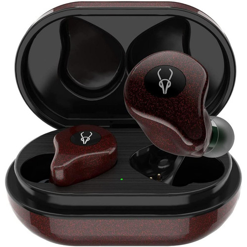 Chrono - Écouteurs sans fil véritables, casque Sabbat E16 Bluetooth 5.2 avec son stéréo HiFi immersif, casque d'écoute TWS à réduction de bruit APTX Deep Bass CVC8.1 intégré avec charge sans fil en mode jeu（rouge） Chrono  - Bluetooth aptx