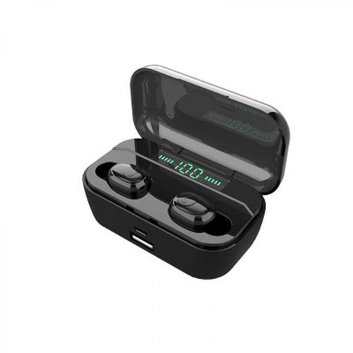 Chrono - G6S Bluetooth Écouteurs TWS Sans Fil 5.0 mains libres écouteurs sport basse étanche casque Avec micro 3500mAh boîte de charge(Noir) Chrono  - Ecouteurs intra-auriculaires