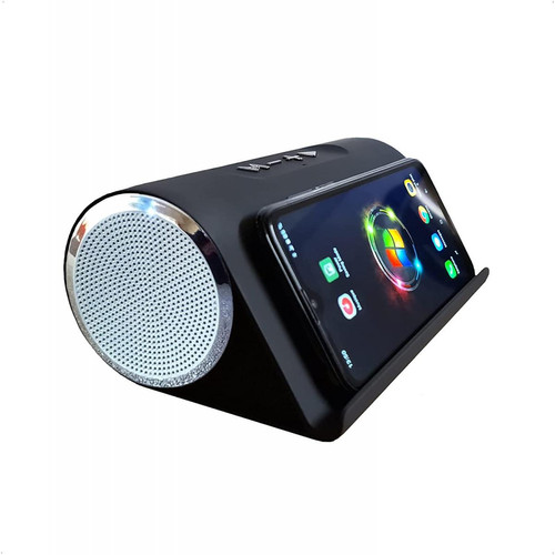 Chrono - Haut-parleur Bluetooth, sans fil, 80 dB, subwoofer, portable, SuperBass, adapté aux smartphones, tablettes, ordinateurs(Noir) Chrono  - Enceintes Hifi