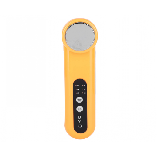 Chrono - Instrument de beauté portable masseur facial à température constante pénétration ionique charge USB haute fréquence ascenseur élimination des rides du visage(Jaune) Chrono  - Haute temperature