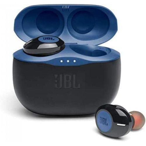 JBL - JBL TUNE 125TWS – Écouteurs intra-auriculaires sans fil – Bluetooth – Autonomie jusqu'à 32 heures avec l'étui de recharge(Bleu) JBL  - Son audio JBL