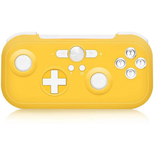 Chrono - Manette Switch 6-Axis Sensor Double Shock Wireless Bluetooth Pro Manette Switch sans Fil pour Nintendo Switch Compatible avec Switch, Switch Lite, PS3, Steam（jaune） - Manettes ps3