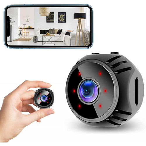Chrono - Mini Caméra Espion 1080P HD WiFi Caméra Cachée sans Fil avec Détection De Mouvement Vision Nocturne Et Alertes Secrètes pour Sécurité Intérieure Extérieure(noir) Chrono  - Chrono