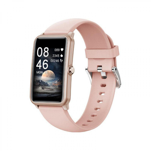 Chrono - Smartwatch, montre-bracelet de fitness à écran tactile de 1,57 pouces, tracker de fitness avec moniteur de fréquence cardiaque, montre de sport étanche IP68 avec podomètre, moniteur de sommeil, Montre Connectée pour femmes et hommes pour Android iOS（ Rose Chrono  - Chrono