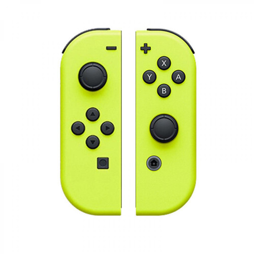 Chrono - Paire de manettes Joy-Con gauche/droite pour Nintendo Switch - jaune néon（jaune） Chrono   - Manette retrogaming