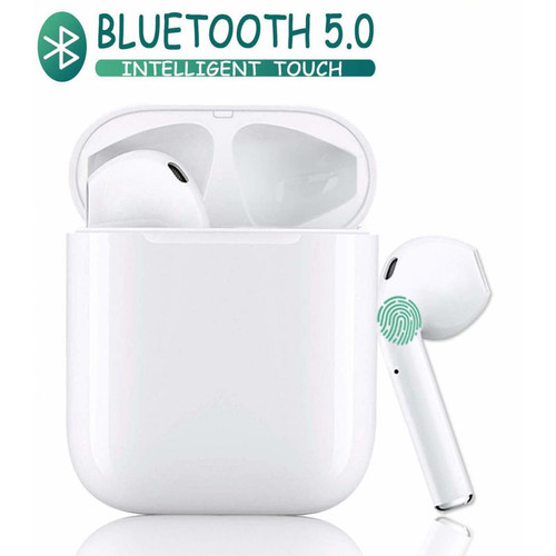 Chrono - Tws i12 Écouteurs Bluetooth sans Fil Oreillettes Bluetooth 5.0 Mains-Libres TWS Microphone 950mAh Boîte de Charge Casque Stéréo Écouteurs Sport Étanche Compatible avec tous les smartphones-Blanc - Ecouteurs Intra-auriculaires Sport Son audio