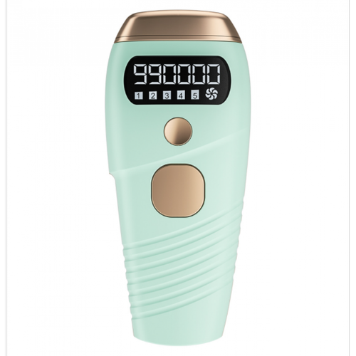 Chrono - Épilation au laser IPL avec 999 999 flashs améliorés Épilation au laser à domicile pour femmes et hommes pour les lèvres du visage, les aisselles, les jambes, la ligne de bikini(Vert clair) Chrono  - Epilateur