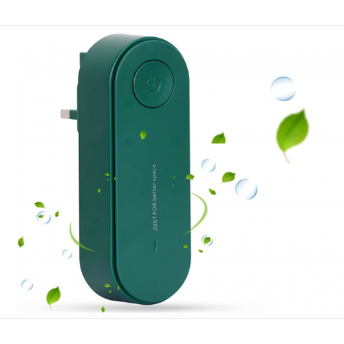 Chrono - Purificateur d'air à ions négatifs enfichable, mini générateur d'ions négatifs portable pour la maison, élimine les odeurs, les polluants, Vert Chrono  - Eau