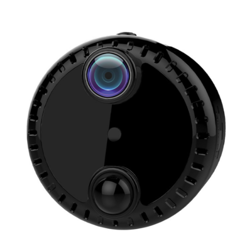 Chrono - Mini caméra espion cachée, mini caméra portable de sécurité à domicile 1080P avec vision nocturne pour la maison, le bureau extérieur, noir Chrono  - Chrono
