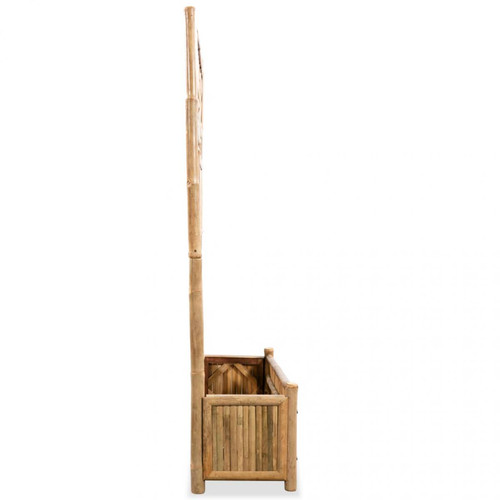 Chunhelife Lit surélevé de jardin avec treillis Bambou 70 cm