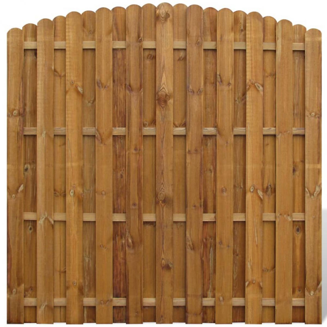 Chunhelife Panneau de clôture Pinède 180x(165-180) cm