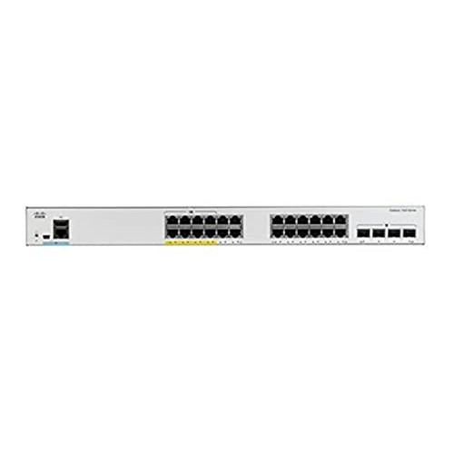 Cisco - C1000-24FP-4G-L Catalyst 1000 24-Port Gigabit PoE+ PoE Budget 370W 4 x 1G SFP Uplinks LAN Base Cisco  - Cisco