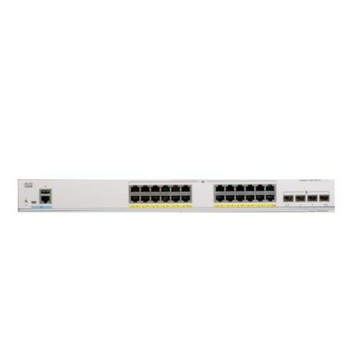 Cisco - C1000-24P-4G-L Catalyst 1000 24-Port Gigabit PoE+ PoE Budget 195W 4 x 1G SFP Uplinks LAN Base Cisco  - Marchand Stortle