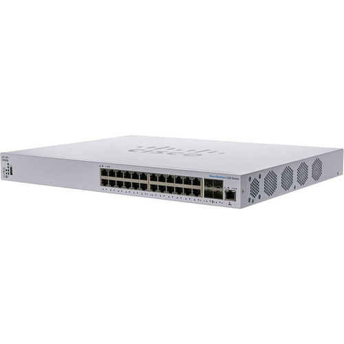Cisco - Switch CISCO CBS350-24XS-EU SFP+ x 24 RJ-45 x 4 Blanc Cisco  - Routeur cisco