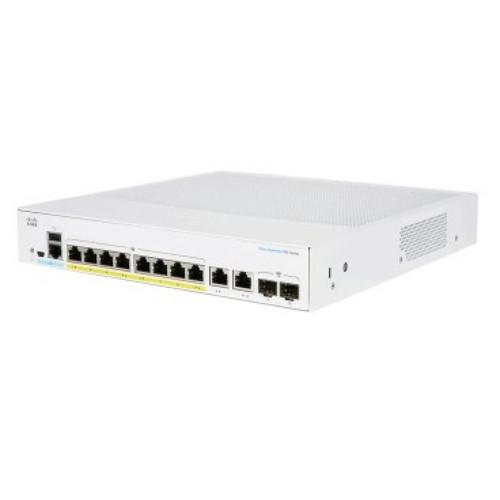 Cisco - Cisco CBS250-8P-E-2G-EU commutateur réseau Géré L2/L3 Gigabit Ethernet (10/100/1000) Argent Cisco  - Cisco