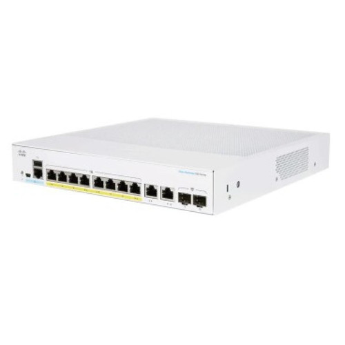 Cisco - Cisco CBS250-8P-E-2G-EU commutateur réseau Géré L2/L3 Gigabit Ethernet (10/100/1000) Argent - Smart switch