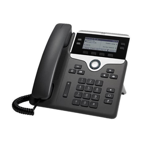 Cisco - Cisco IP Phone 7841 Téléphone VoIP SIP 4 lignes Cisco  - Téléphone DECT VoIP Cisco
