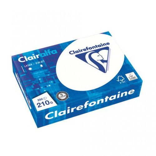 Clairefontaine - Ramette papier Clairefontaine Clairalfa A4 210 gr - 250 feuilles - blanc Clairefontaine - Papier Photo A4