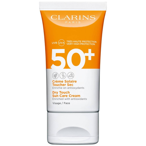 Clarins - Crème Solaire Toucher Sec Spf50 Visage - Haute (Spf>30) - Protection Solaire Clinique For Men