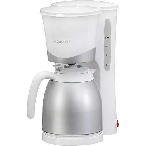 Clatronic - Cafétière filtre machine à café Isotherme 8 - 10 tasses, 870, Blanc, Clatronic, KA 3327 - Clatronic